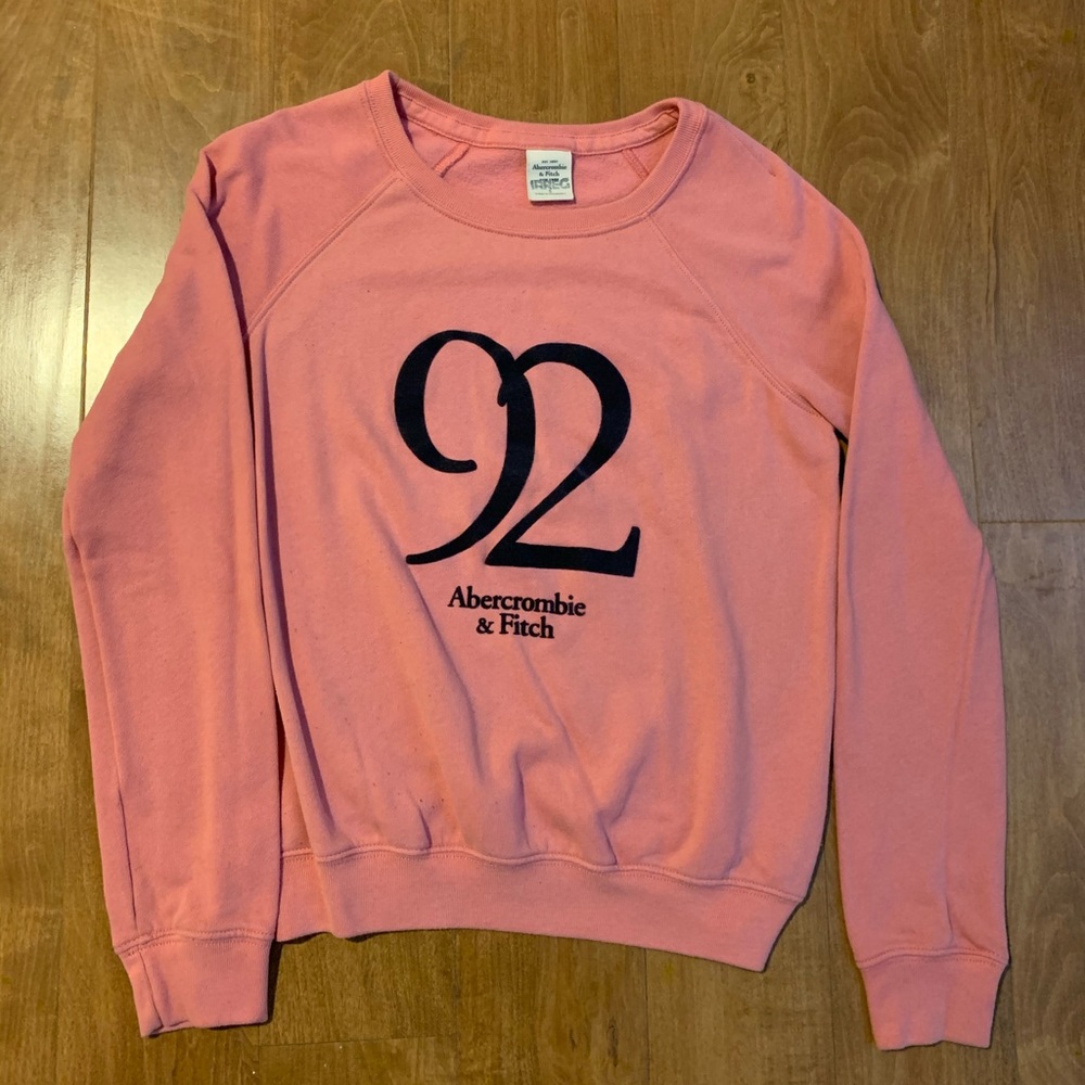 A&F Salmon Pink Sweatshirt
